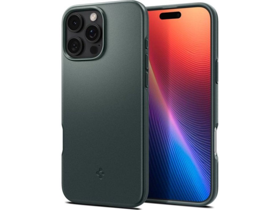 Ochranný kryt na iPhone 16 Pro - Spigen, Thin Fit MagSafe Abyss Green