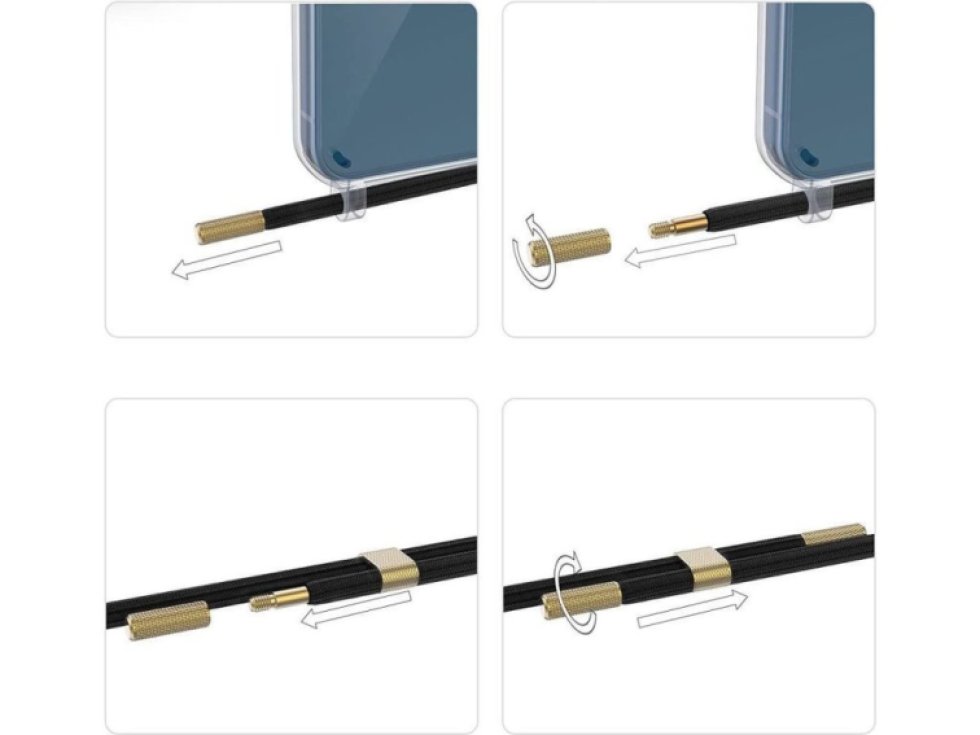 Kryt se šňůrkou na iPhone 15 - Tech-Protect, FlexAir Chain MagSafe