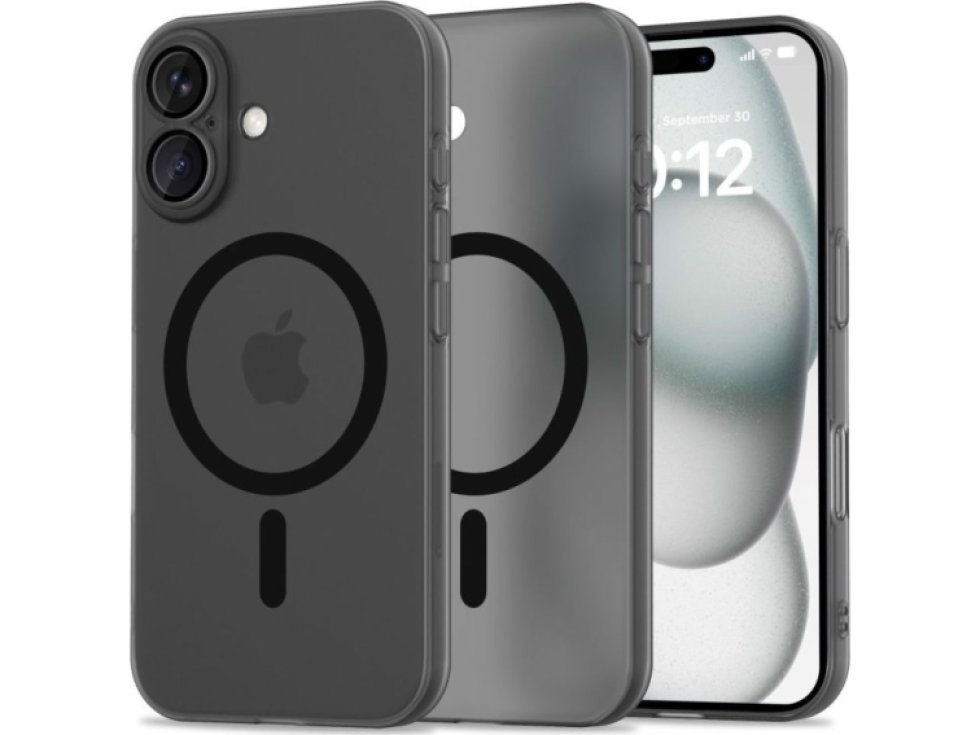 Ochranný kryt na iPhone 16 - Tech-Protect, MagSlim MagSafe Black