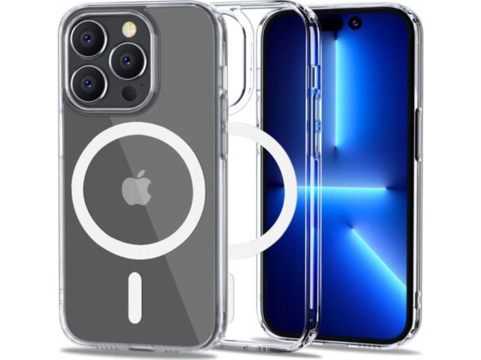 Ochranný kryt pro iPhone 14 Pro - Tech-Protect, FlexAir Hybrid MagSafe Clear