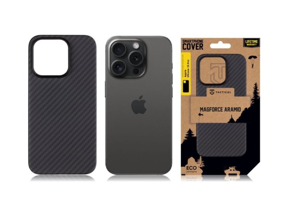 Ochranný kryt pro iPhone 15 Pro - Tactical, MagForce Aramid