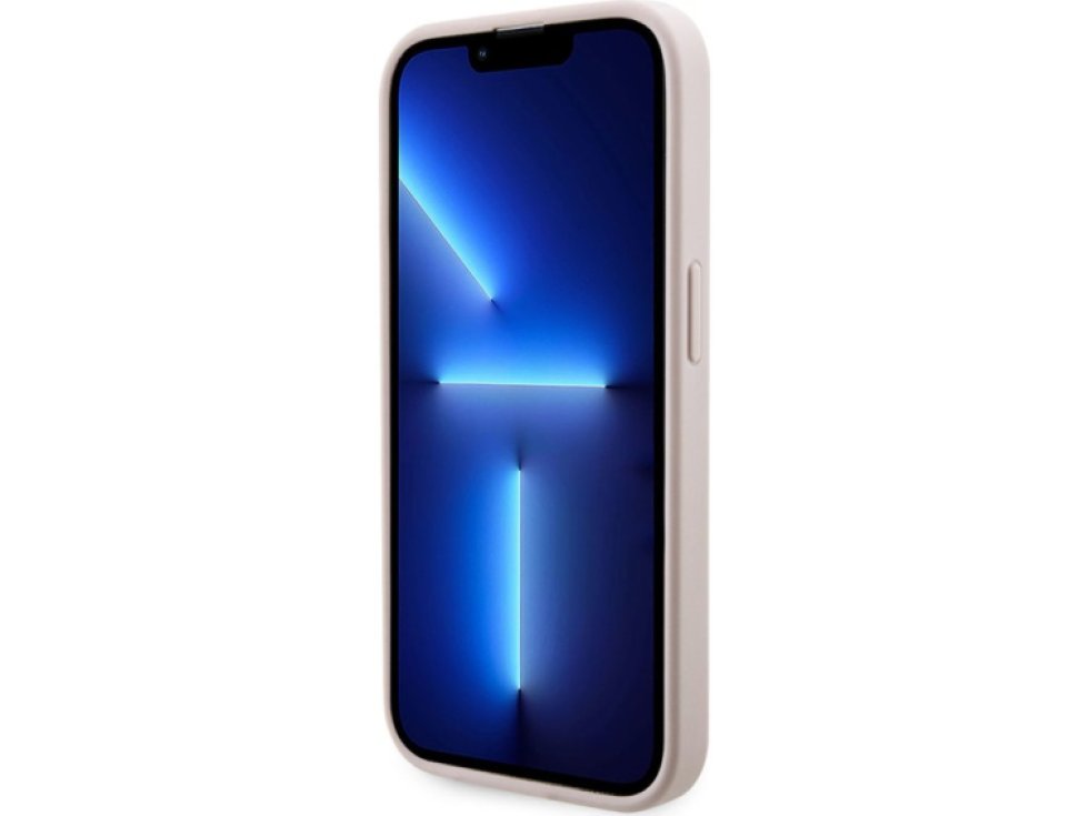 Ochranný kryt pro iPhone 13 Pro - Guess, G Cube MagSafe Pink GUHMP13LHGCFSEP