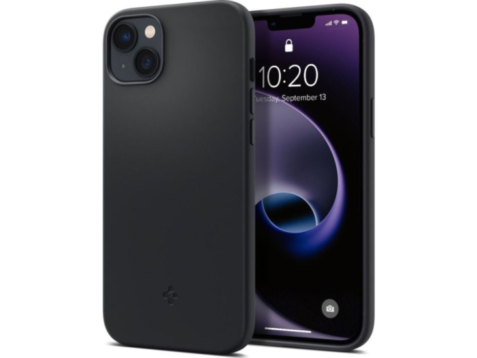 Ochranný kryt pro iPhone 14 PLUS - Spigen, Silicone Fit MagSafe Black