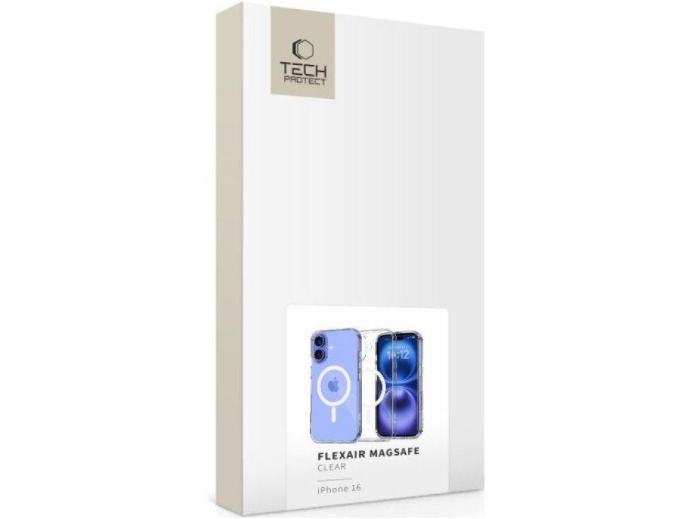Ochranný kryt na iPhone 16 - Tech-Protect, FlexAir MagSafe Clear