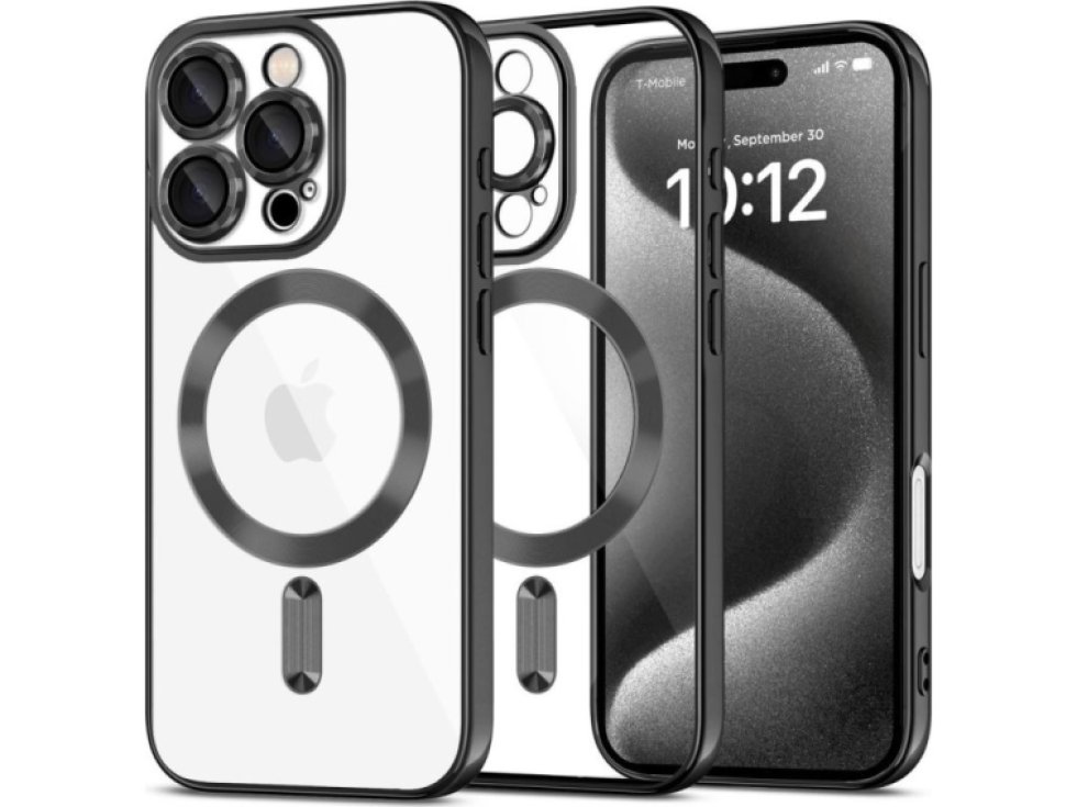 Ochranný kryt na iPhone 16 Pro - Tech-Protect, Magshine MagSafe Shiny Black
