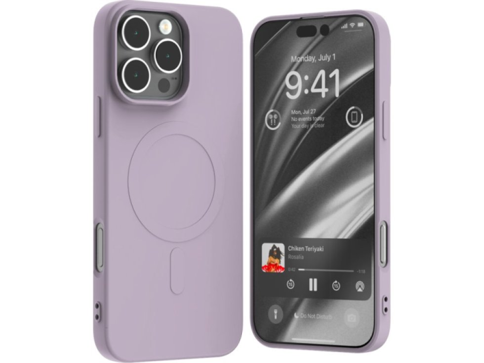 Ochranný kryt na iPhone 16 Pro MAX - Mercury, SemiSilicon MagSafe Purple