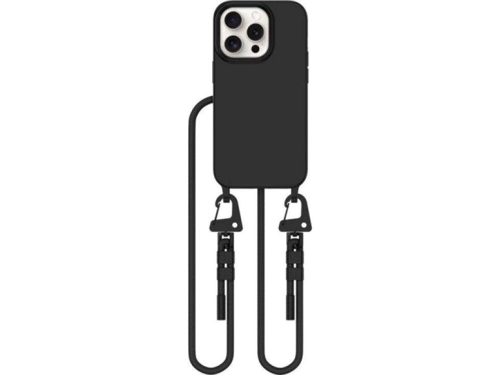 Kryt se šňůrkou na iPhone 15 Pro - Tech-Protect, Magnecklace MagSafe Black