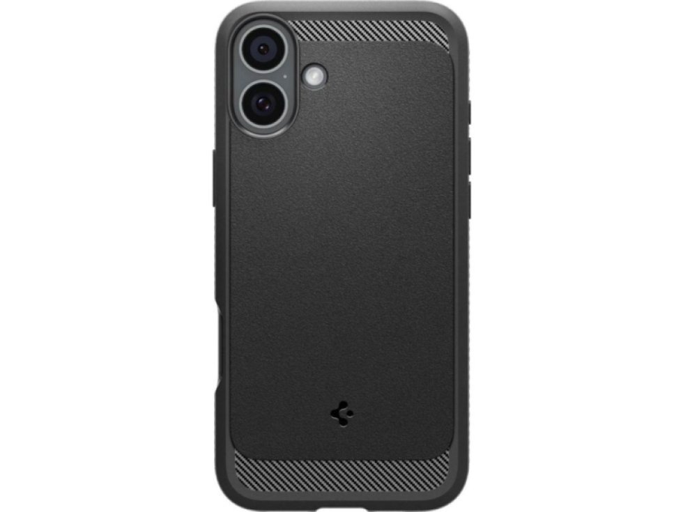 Ochranný kryt na iPhone 16 PLUS - Spigen, Rugged Armor MagSafe Black