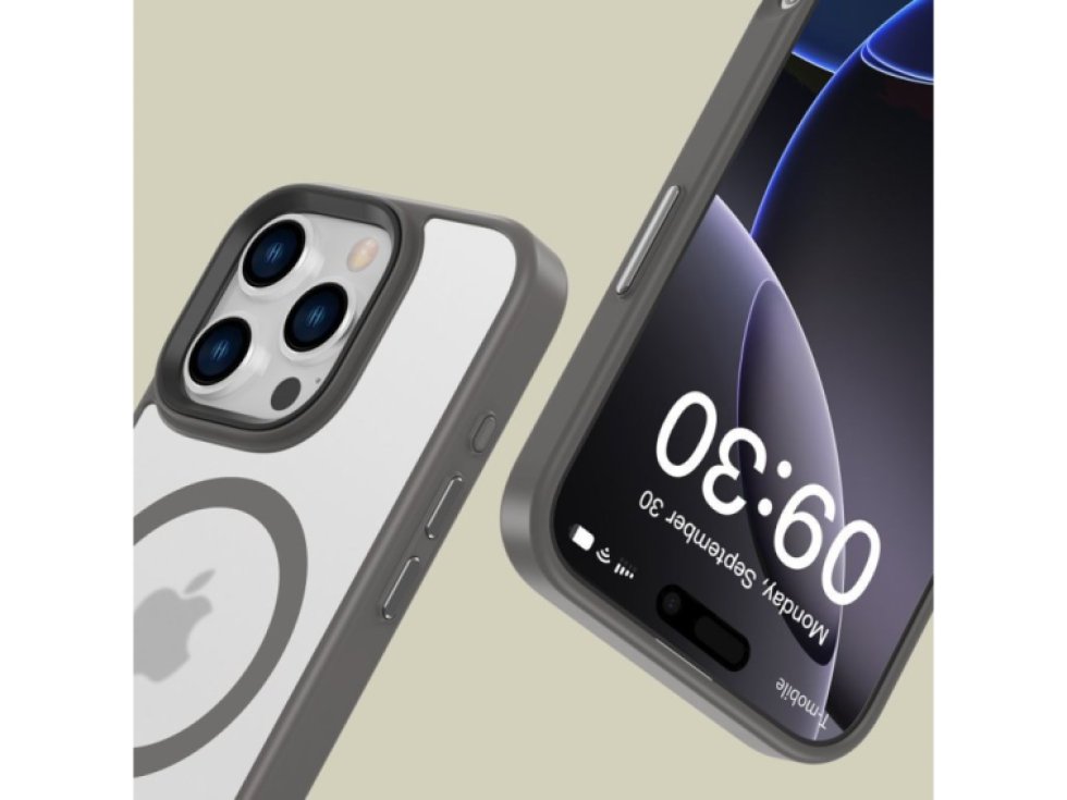 Ochranný kryt na iPhone 16 Pro - Tech-Protect, Magmat MagSafe Matte Titanium