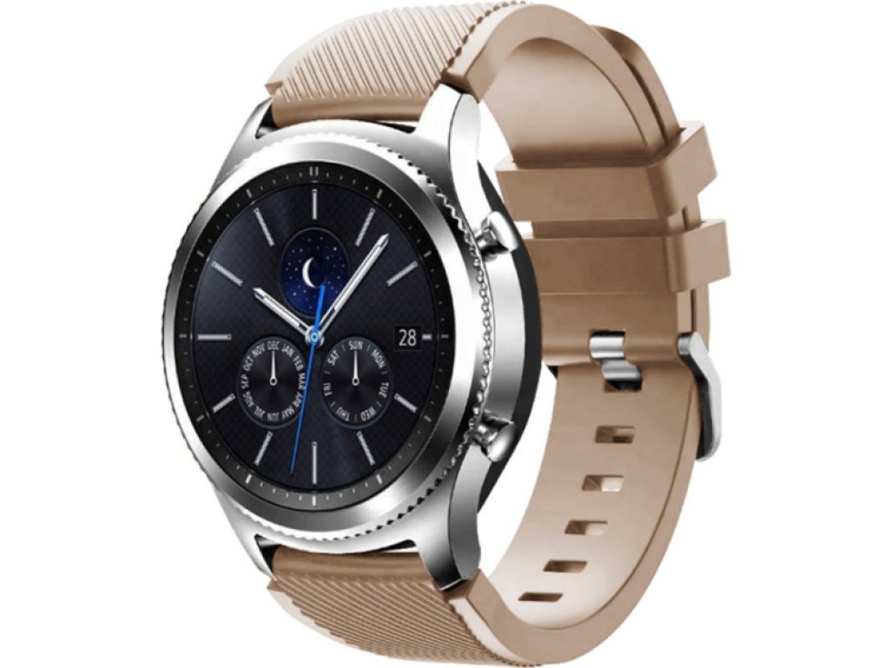 Vroubkovaný řemínek pro chytré hodinky 22mm