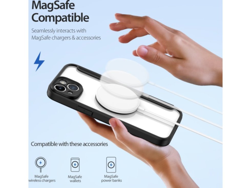 Ochranné pouzdro pro iPhone 14 PLUS - DuxDucis, SkinX Pro with MagSafe Black