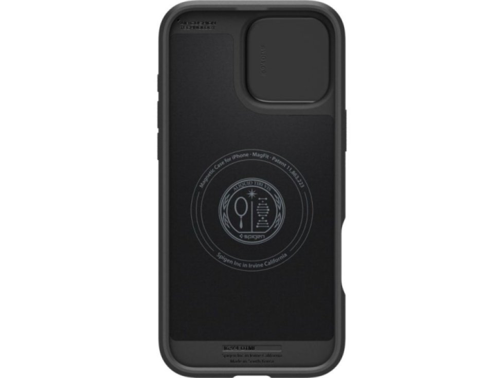 Ochranný kryt na iPhone 16 Pro - Spigen, Optik Armor MagSafe Black