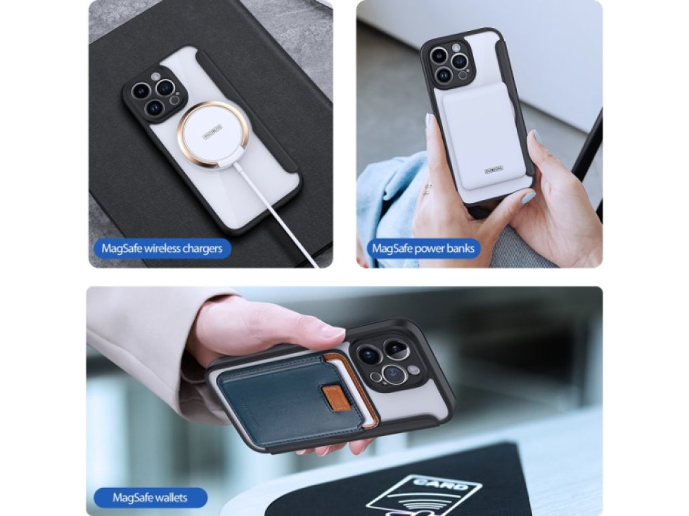 Ochranné pouzdro pro iPhone 14 Pro MAX - DuxDucis, SkinX Pro with MagSafe Black