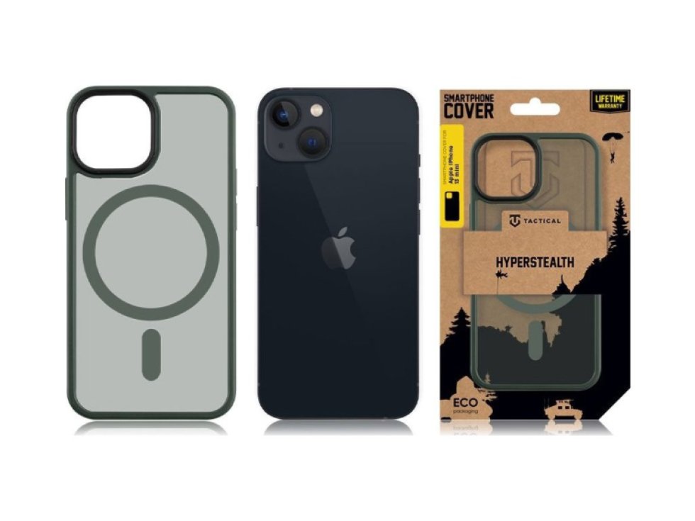 Ochranný kryt pro iPhone 13 mini - Tactical, MagForce Hyperstealth Forest Green