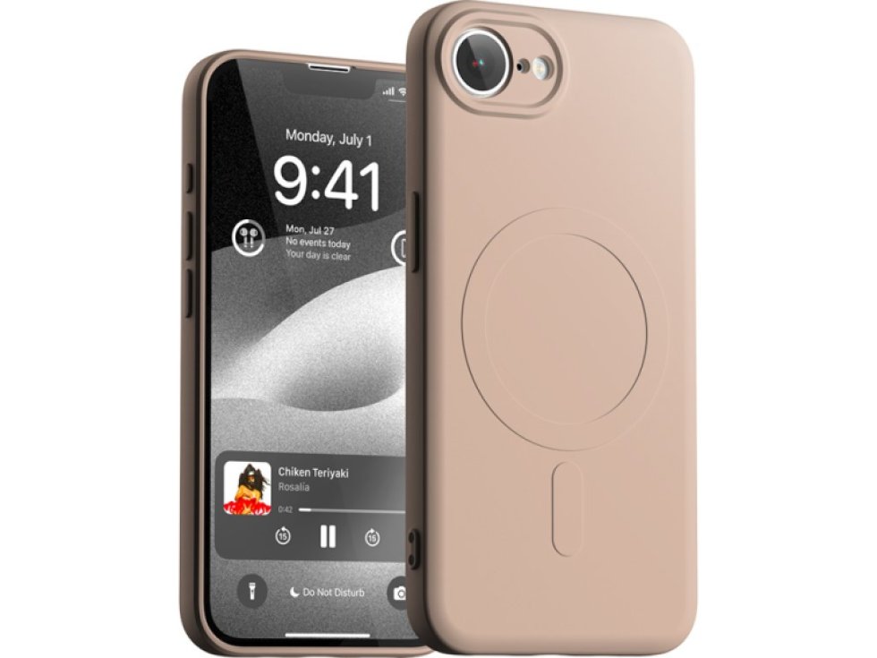 Ochranný kryt na iPhone 16e - Mercury, SemiSilicon MagSafe Pink Sand