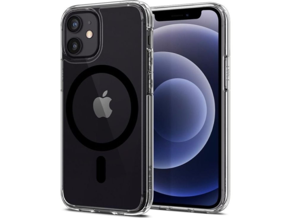 Ochranný kryt pro iPhone 12 / 12 Pro - Spigen, Ultra Hybrid Mag Black