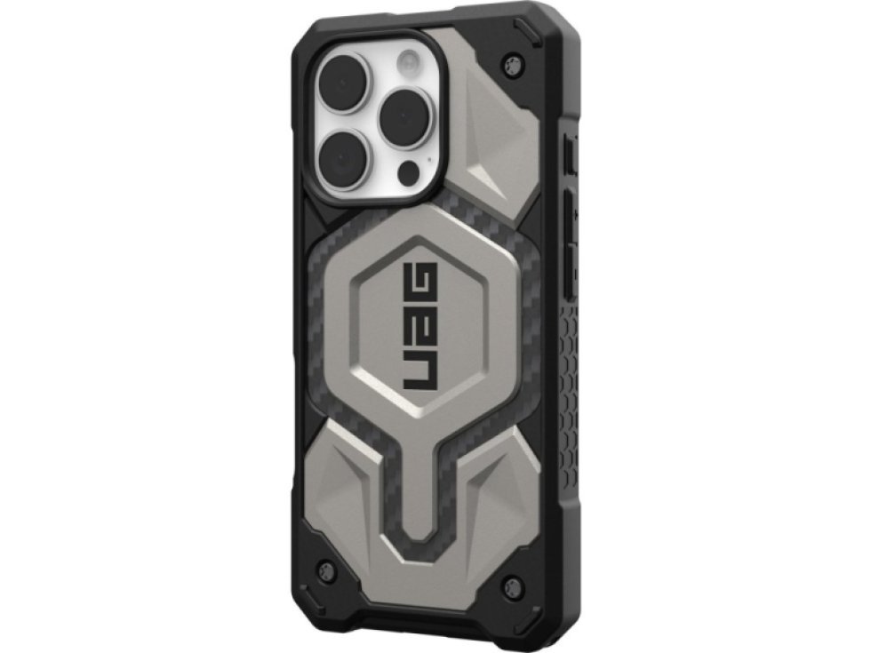 Ochranný kryt na iPhone 16 Pro - UAG, Monarch Pro MagSafe Titanium