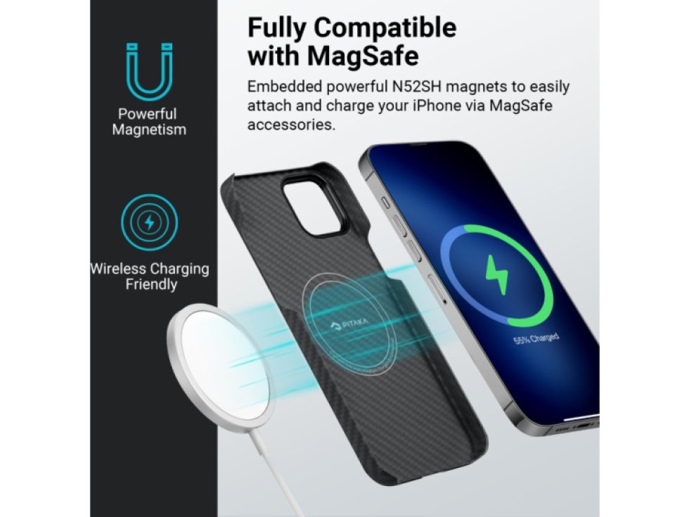 Ochranný kryt pro iPhone 14 PLUS - Pitaka, MagEZ 3 1500D