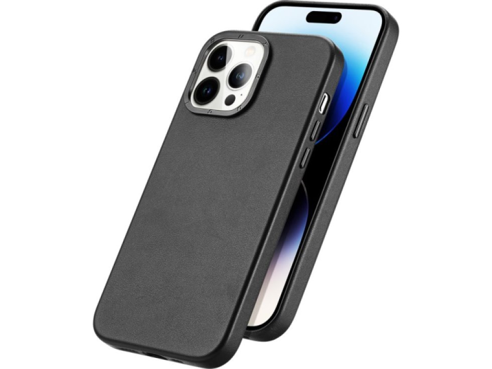 Ochranný kryt na iPhone 14 Pro - DuxDucis, Grit with MagSafe Black