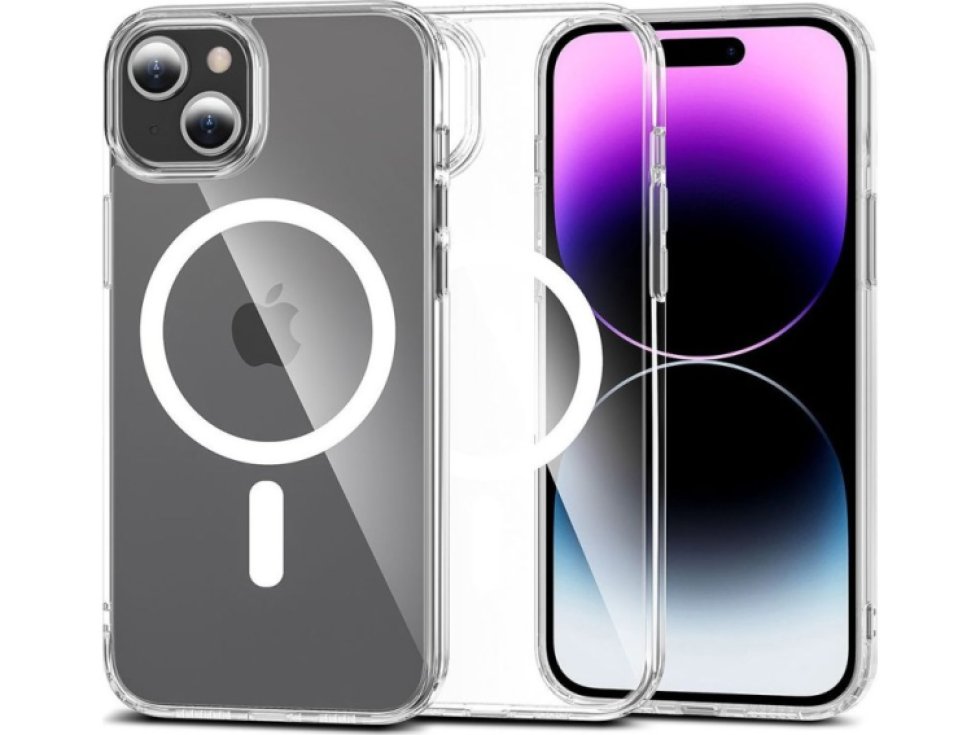 Ochranný kryt pro iPhone 15 - Tech-Protect, FlexAir Hybrid MagSafe Clear
