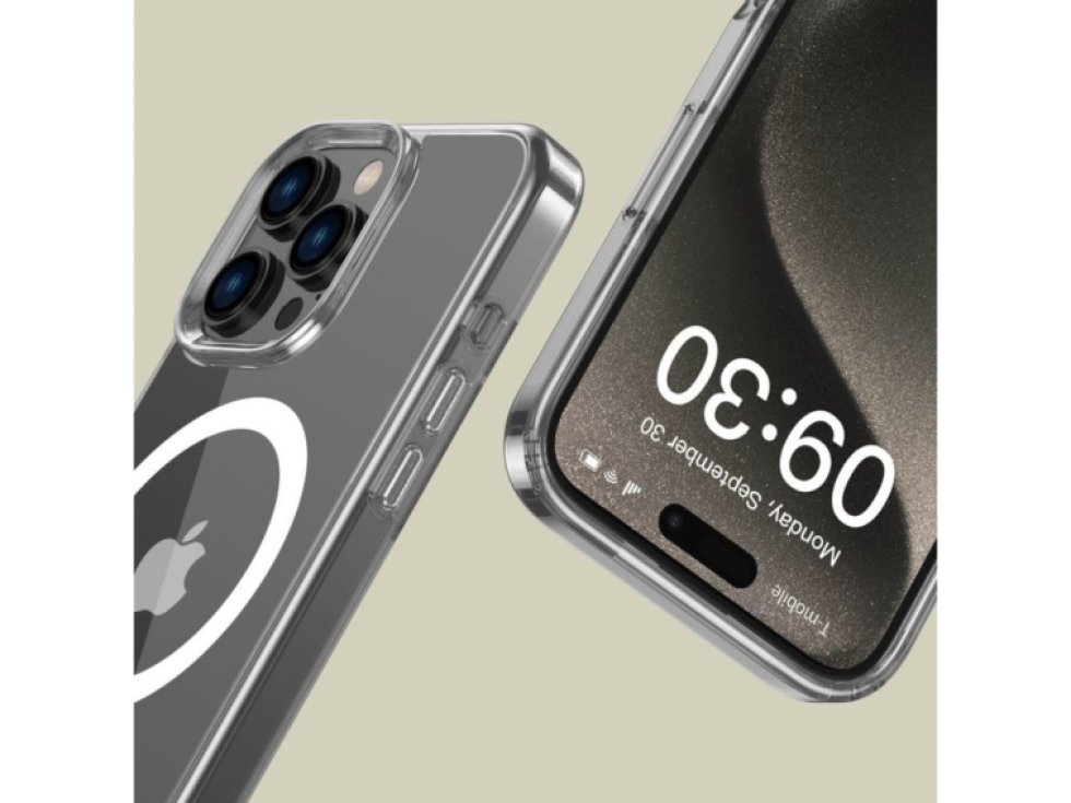 Ochranný kryt na iPhone 16 Pro MAX - Tech-Protect, Flexair Hybrid MagSafe Clear