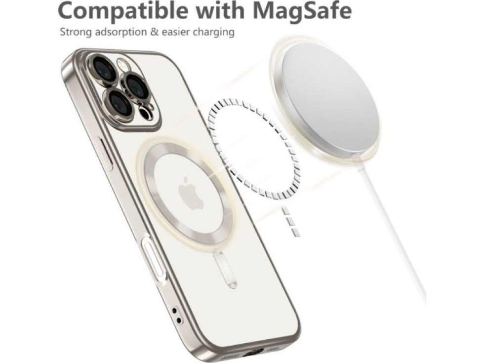 Ochranný kryt na iPhone 16 Pro MAX - Tech-Protect, Magflex MagSafe Shiny Titanium