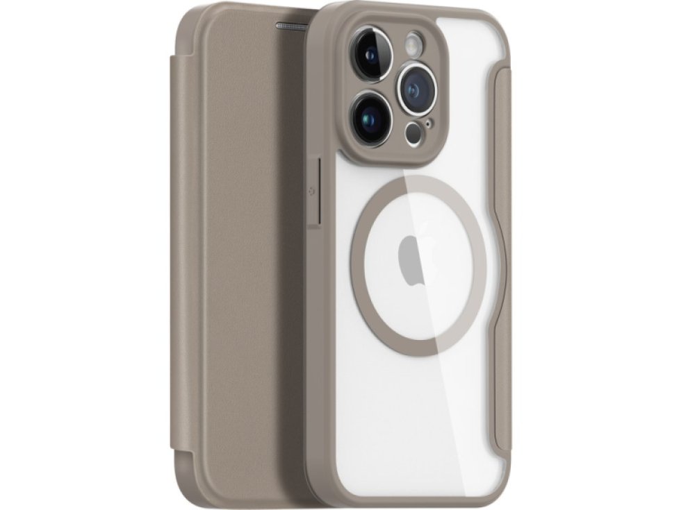 Ochranné pouzdro pro iPhone 14 Pro - DuxDucis, SkinX Pro with MagSafe Beige