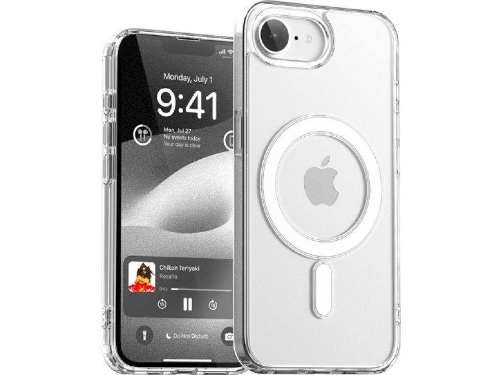 Ochranný kryt na iPhone 16e - Mercury, JelHard MagSafe Transparent