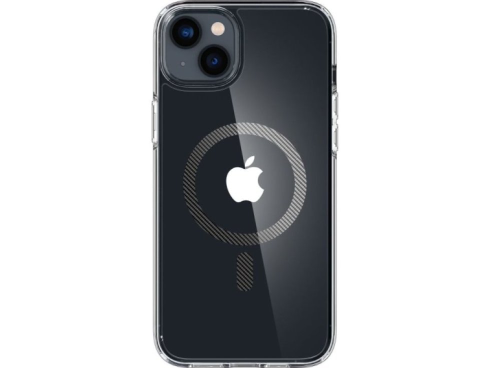Ochranný kryt pro iPhone 14 - Spigen, Ultra Hybrid Mag Carbon Fiber