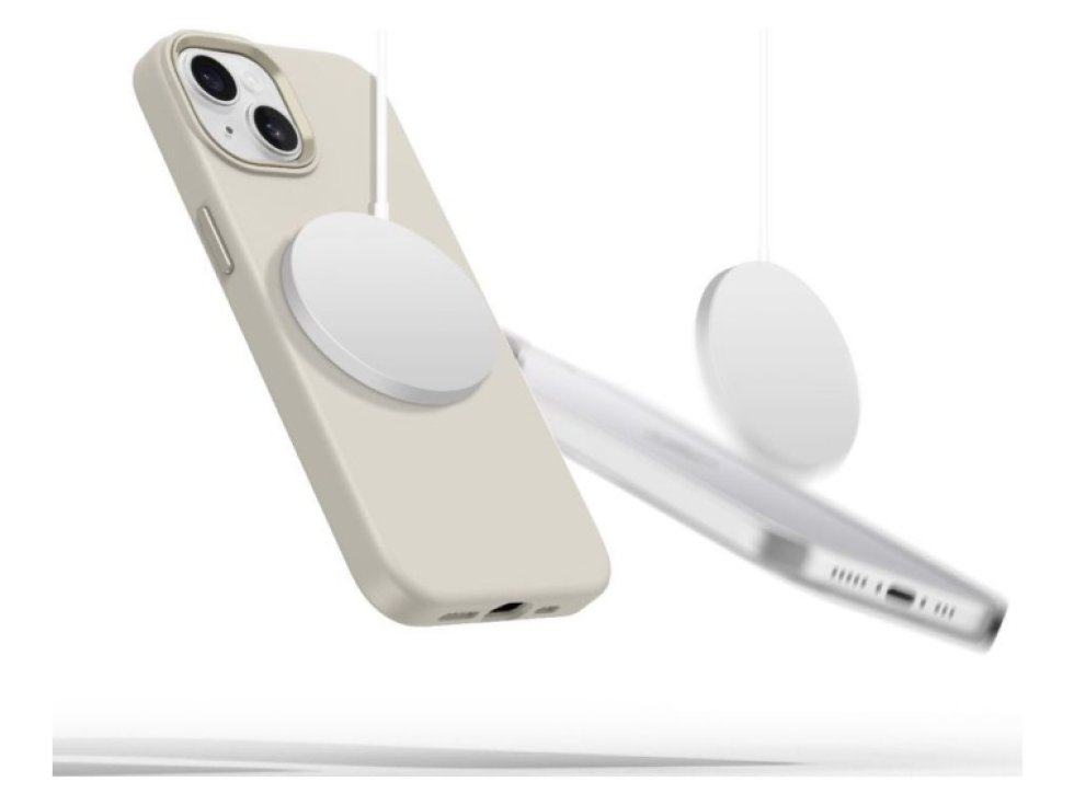 Ochranný kryt na iPhone 14 - Tech-Protect, Pure MagSafe Cosmic Latte