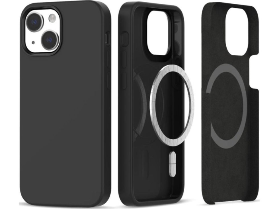 Ochranný kryt na iPhone 13 / 14 - Tech-Protect, Silicone MagSafe Black