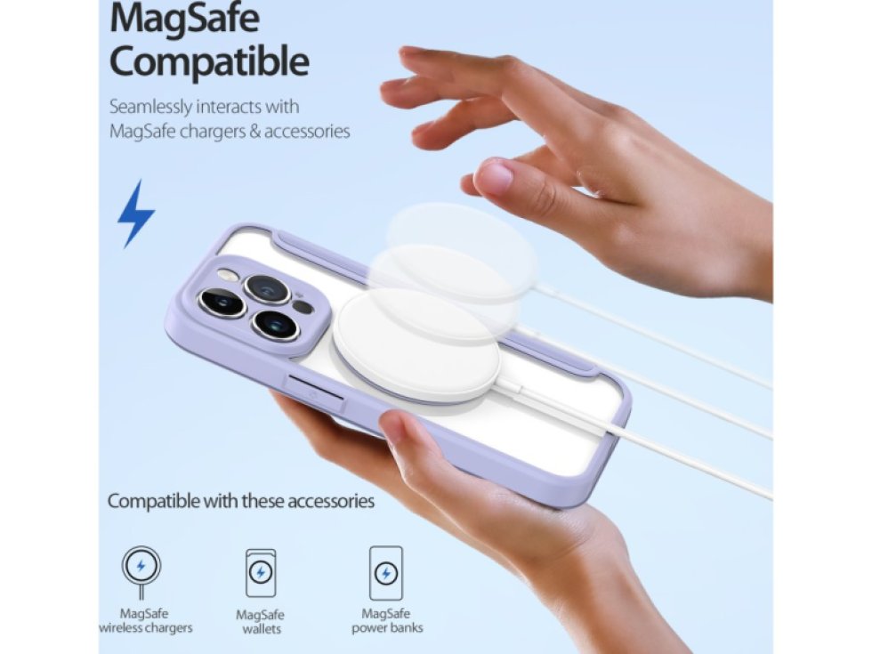 Ochranné pouzdro pro iPhone 14 Pro - DuxDucis, SkinX Pro with MagSafe Purple