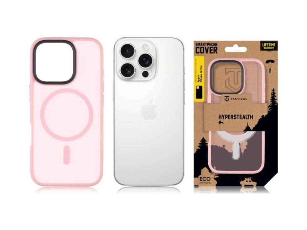 Ochranný kryt na iPhone 16 Pro - Tactical, MagForce Hyperstealth Pink Panther