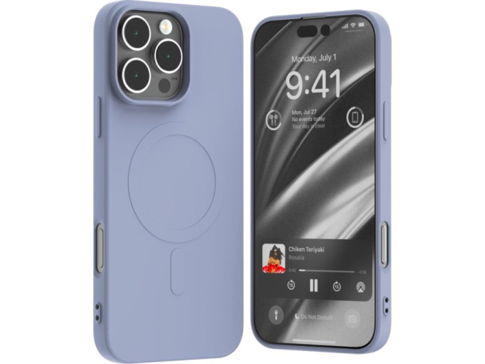 Ochranný kryt na iPhone 16 Pro MAX - Mercury, SemiSilicon MagSafe Lavender