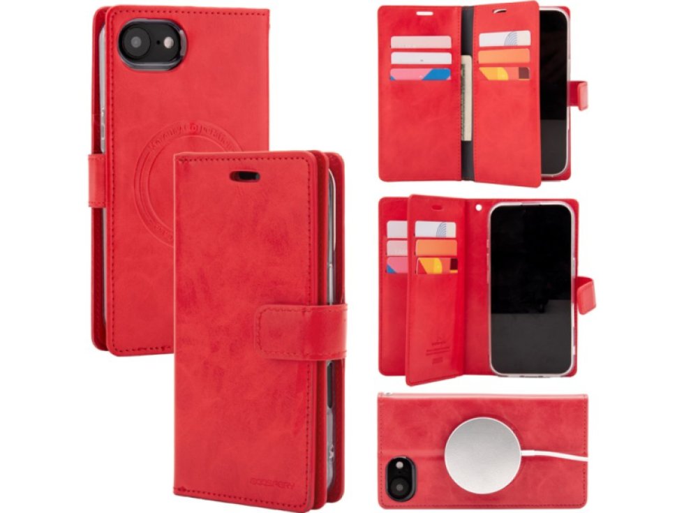 Ochranné pouzdro na iPhone 16e - Mercury, Mansoor MagSafe Red