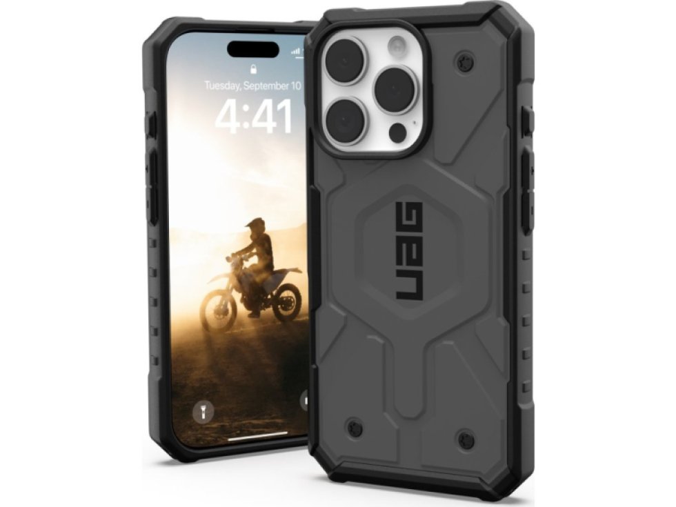 Ochranný kryt na iPhone 16 Pro - UAG, Pathfinder MagSafe Silver