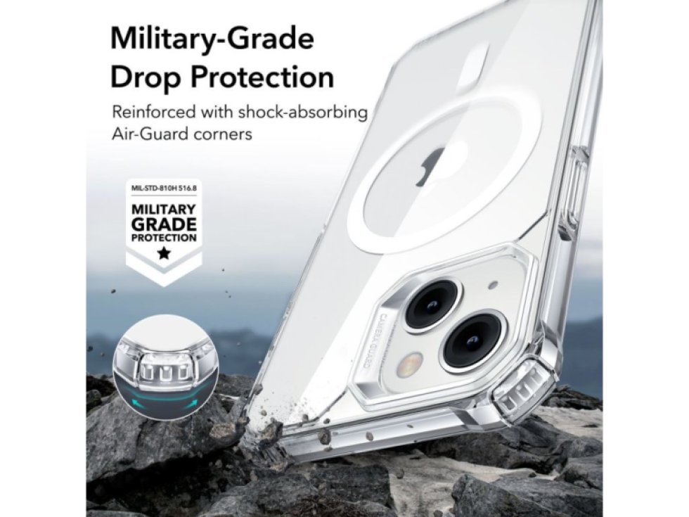 Ochranný kryt pro iPhone 14 Pro - ESR, Air Armor HaloLock Clear