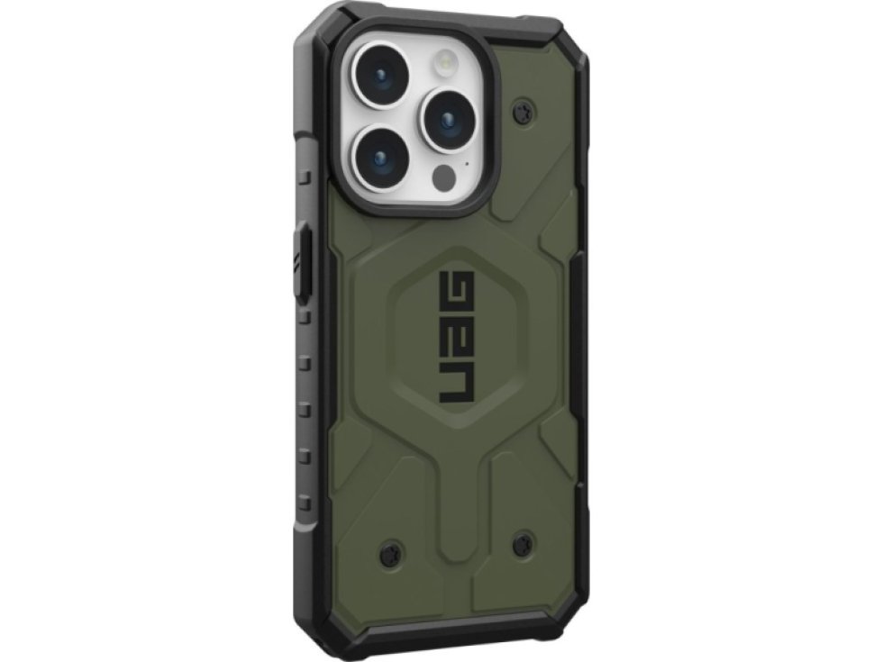 Ochranný kryt na iPhone 15 Pro - UAG, Pathfinder MagSafe Olive Drap
