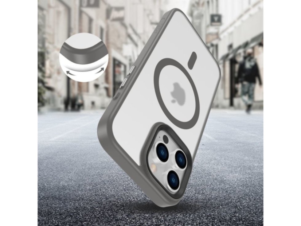 Ochranný kryt na iPhone 16 Pro MAX - Tech-Protect, Magmat MagSafe Matte Titanium