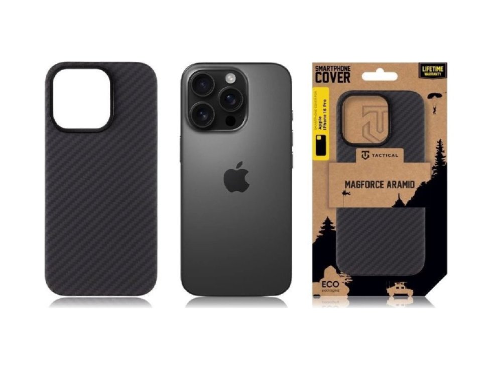 Ochranný kryt na iPhone 16 Pro - Tactical, MagForce Aramid