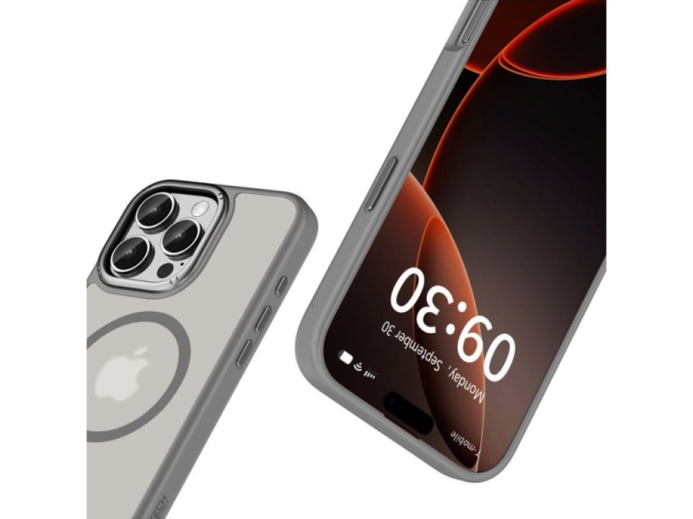 Ochranný kryt na iPhone 16 Pro MAX - Tech-Protect, Magedge MagSafe Titanium