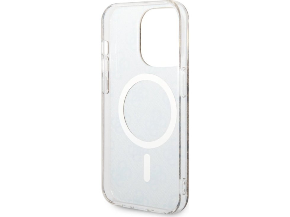 Ochranný kryt pro iPhone 14 Pro - Guess, 4G IML MagSafe Brown GUHMP14LH4STW