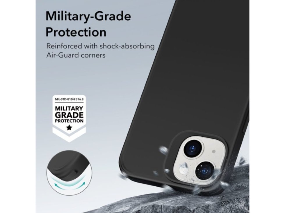 Ochranný kryt pro iPhone 14 PLUS - ESR, Classic Hybrid HaloLock Black