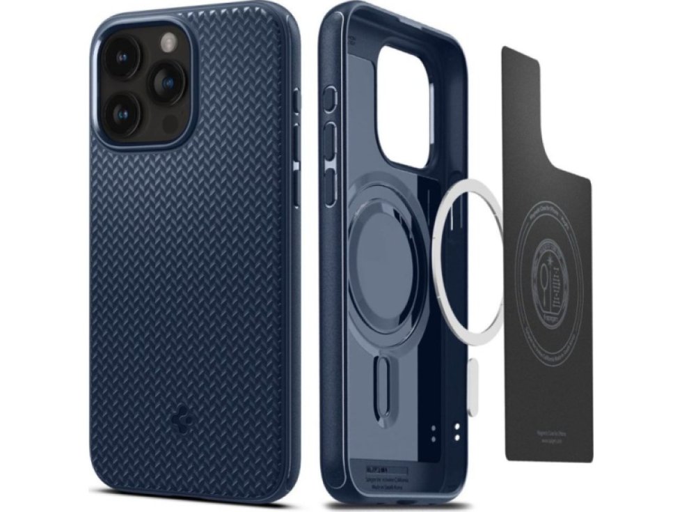 Ochranný kryt na iPhone 15 Pro MAX - Spigen, Mag Armor MagSafe Blue