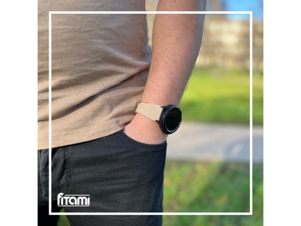 Vroubkovaný řemínek pro chytré hodinky 22mm