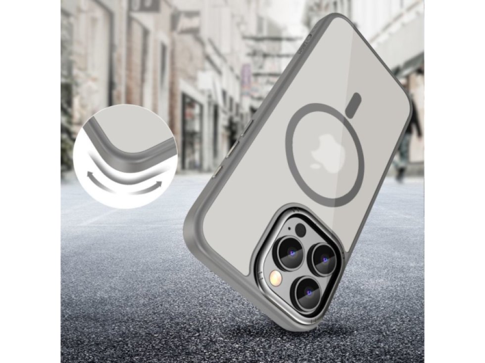 Ochranný kryt na iPhone 16 Pro MAX - Tech-Protect, Magedge MagSafe Titanium
