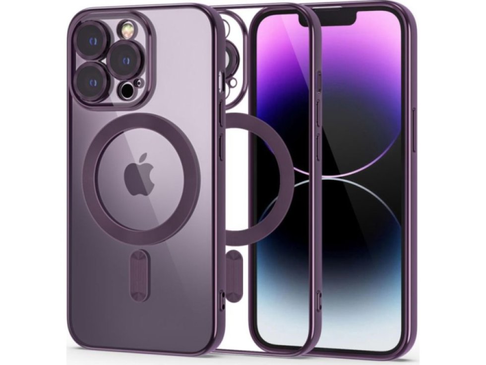 Ochranný kryt pro iPhone 14 Pro - Tech-Protect, Magshine MagSafe Purple