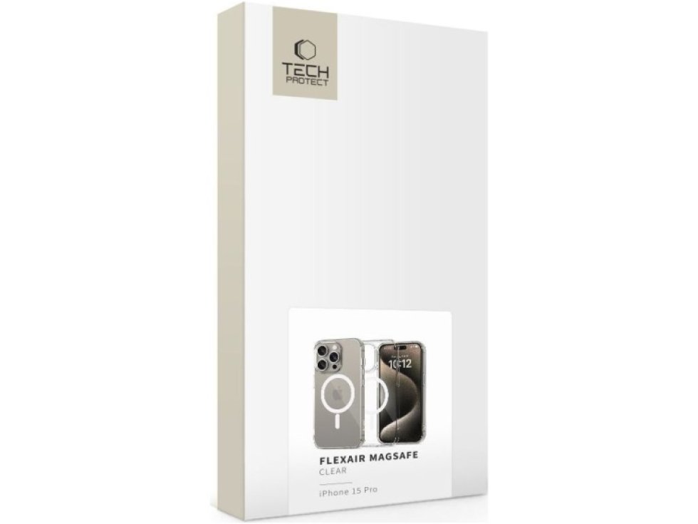 Ochranný kryt na iPhone 15 Pro - Tech-Protect, FlexAir MagSafe Clear