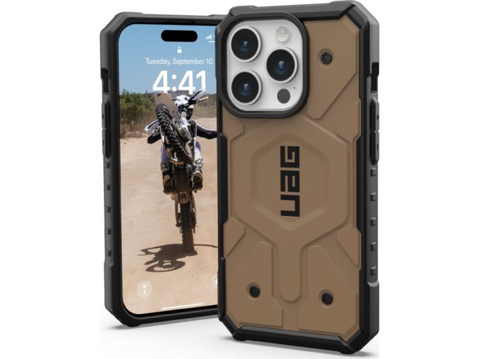 Ochranný kryt na iPhone 15 Pro - UAG, Pathfinder MagSafe Dark Earth