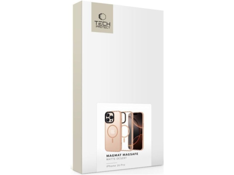 Ochranný kryt na iPhone 16 Pro - Tech-Protect, Magmat MagSafe Matte Desert